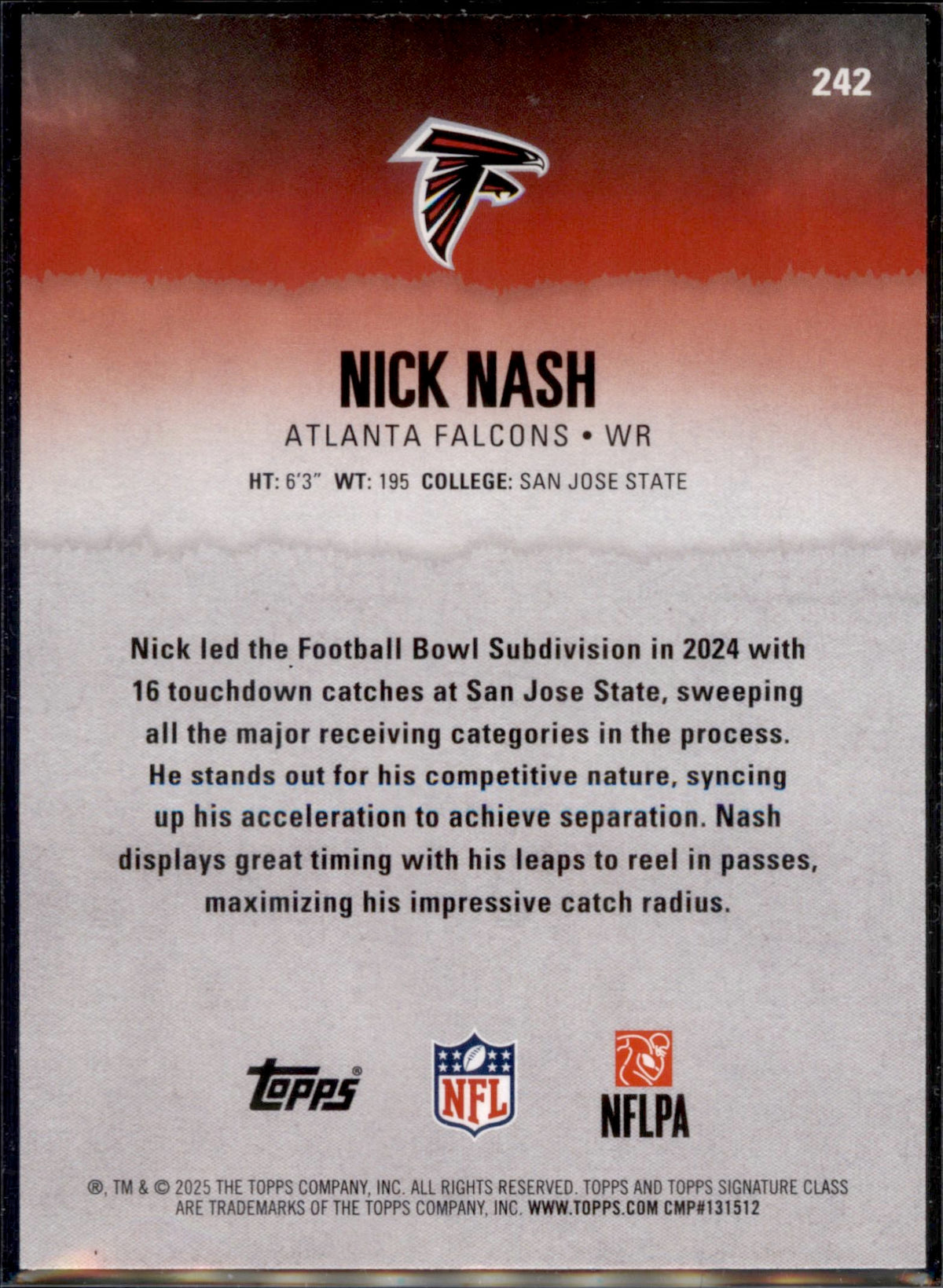 2025 Topps Signature Class #242 Nick Nash