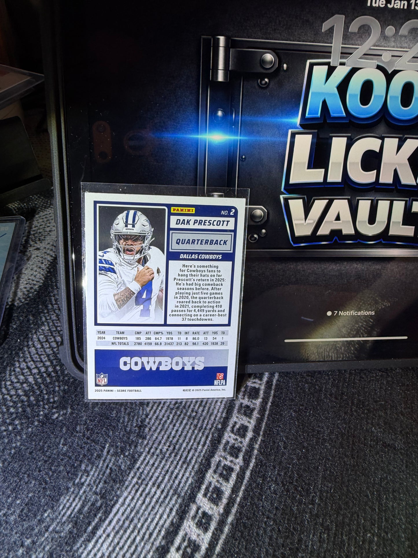 Dak Prescott Score Orange Parallel /99 – Cowboy