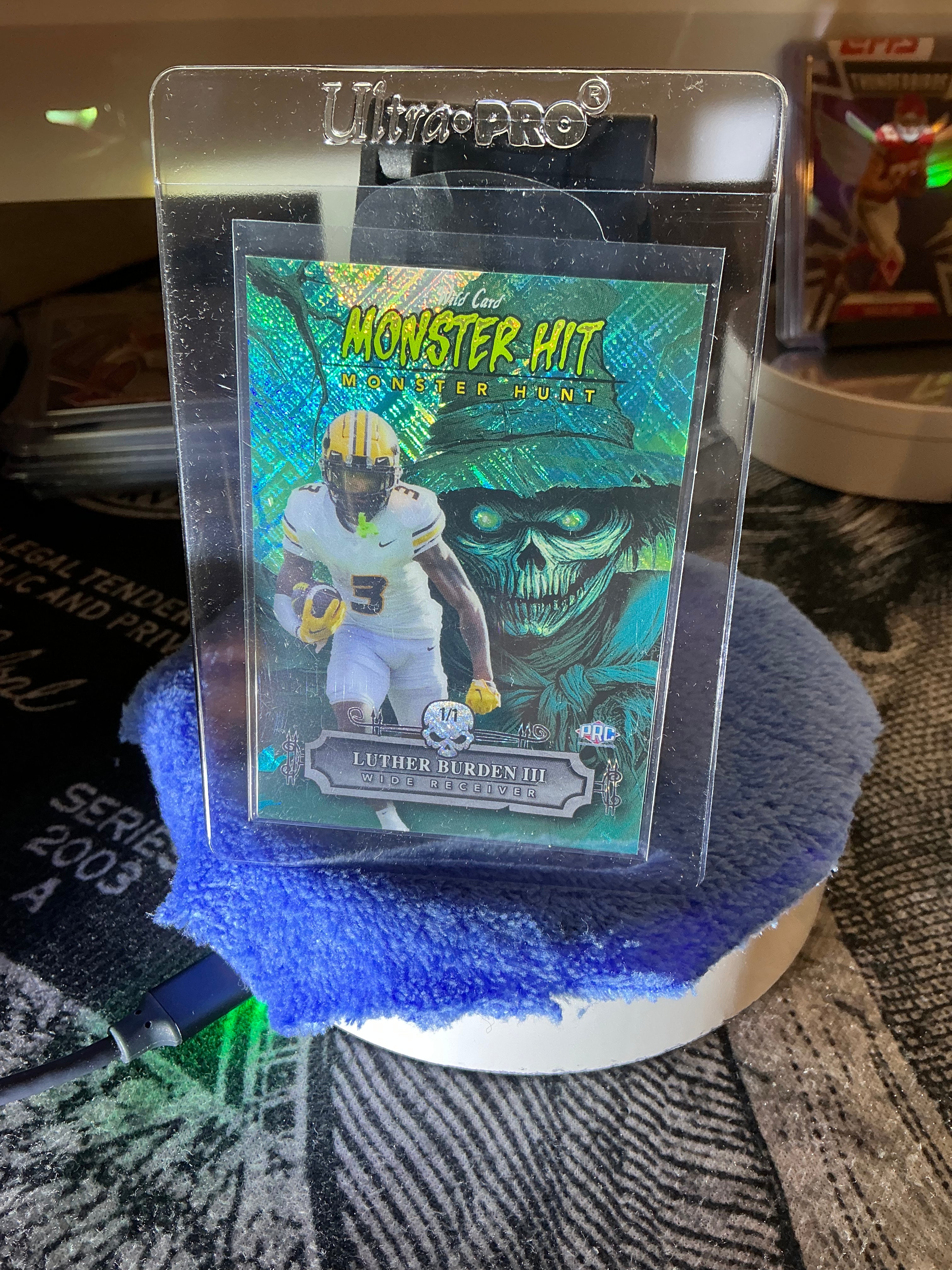 Luther Burden III 1/1 Wild Card Monster Hit “Monster Hunt” | True One of One