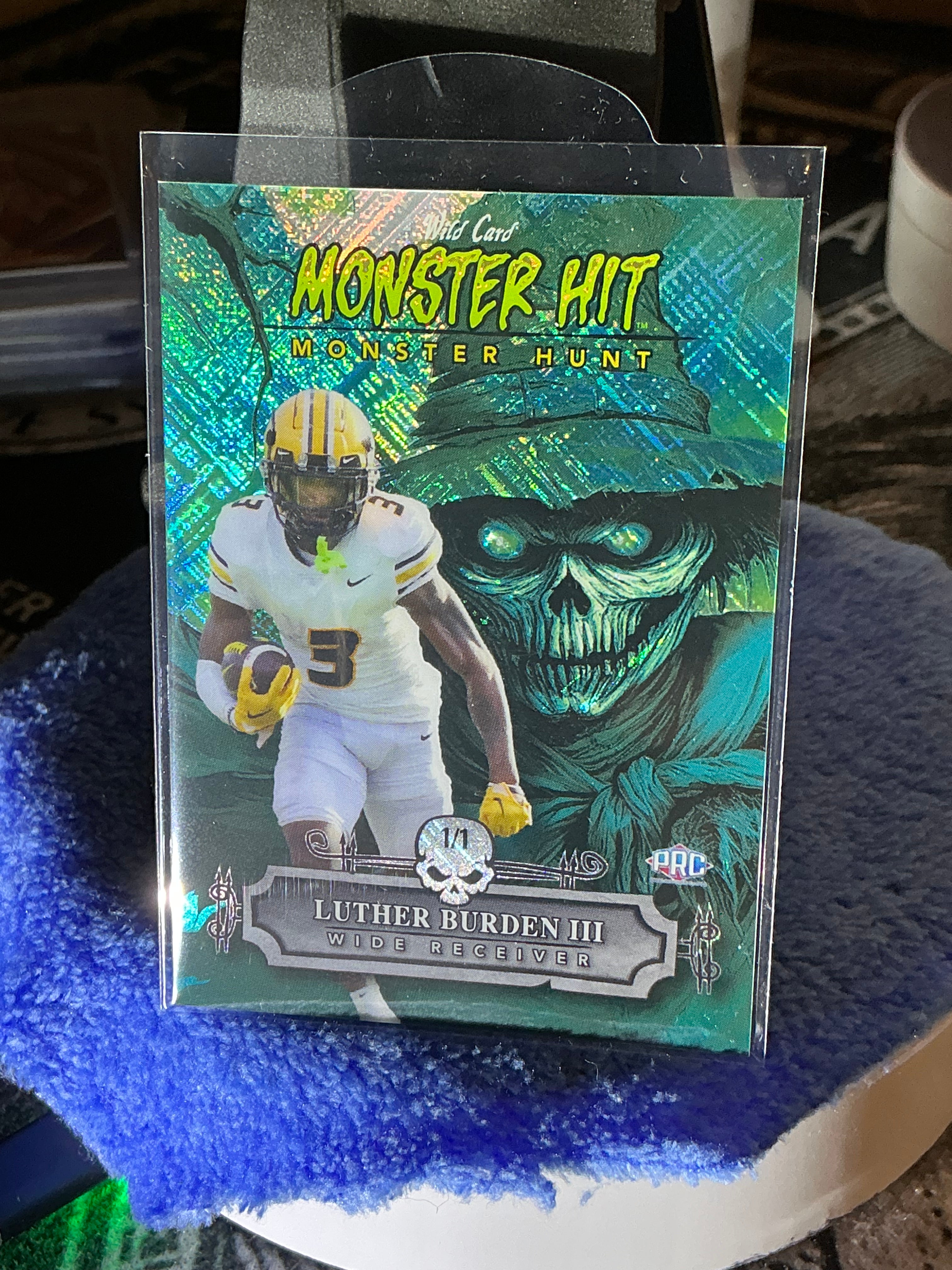 Luther Burden III 1/1 Wild Card Monster Hit “Monster Hunt” | True One of One