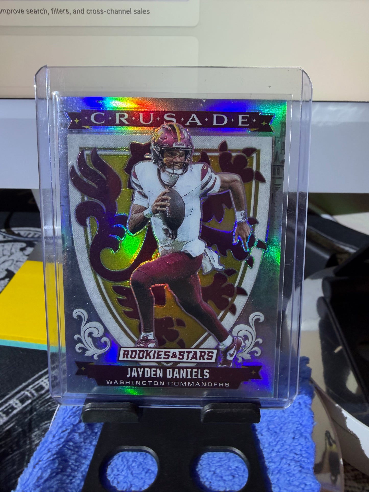 Jayden Daniels Rookie Stars Crusade Rookie Card Washington Commanders NFL Football Card