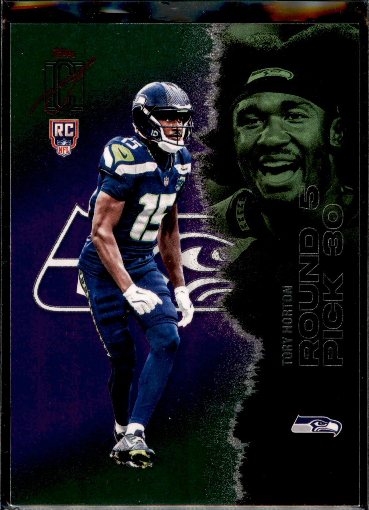 2025 Topps Signature Class #145 Tory Horton Green & Purple