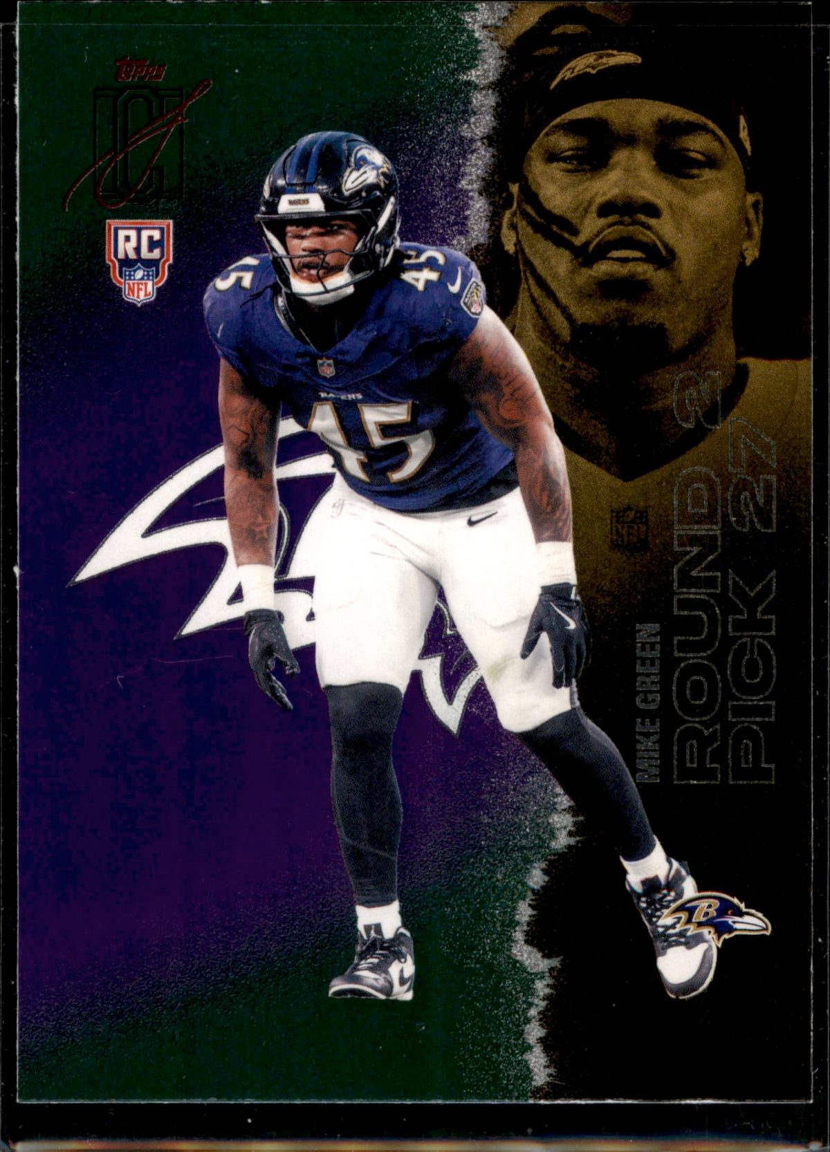2025 Topps Signature Class #155 Mike Green Green & Purple