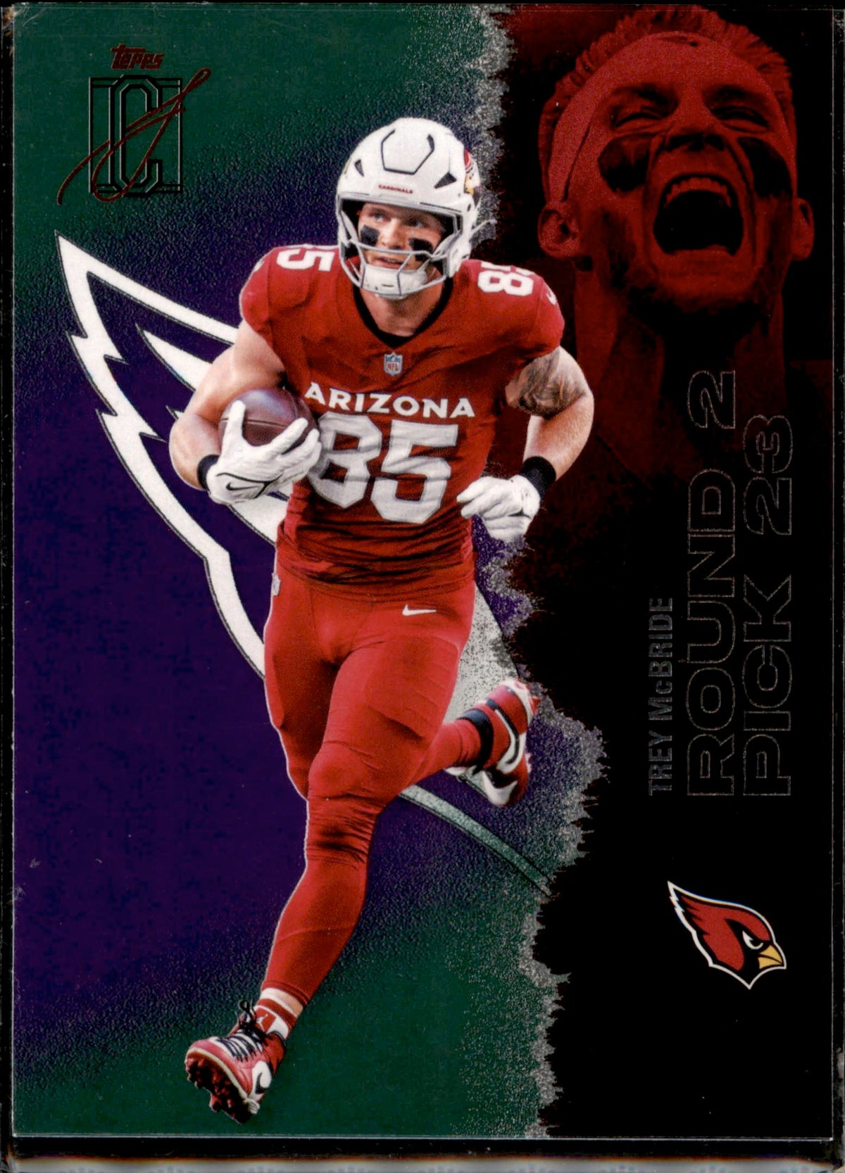 2025 Topps Signature Class #1 Trey McBride Green & Purple