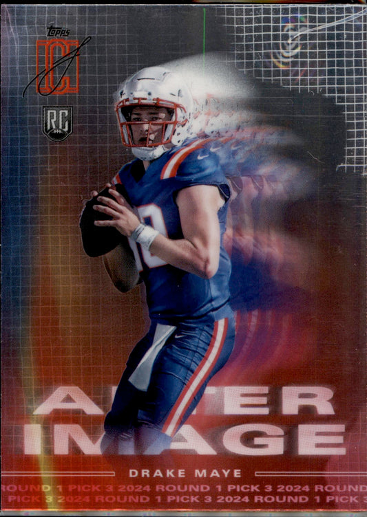 2024 Topps Signature Class #AI-8 Drake Maye After Image
