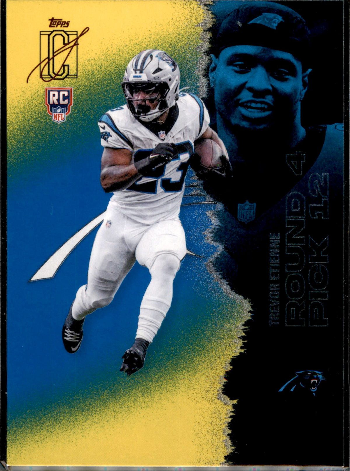 2025 Topps Signature Class #189 Raheim Sanders Blue & Yellow