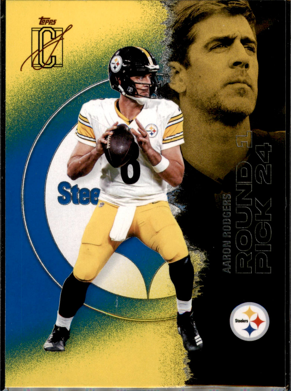 2025 Topps Signature Class #44 Aaron Rodgers Green & Purple