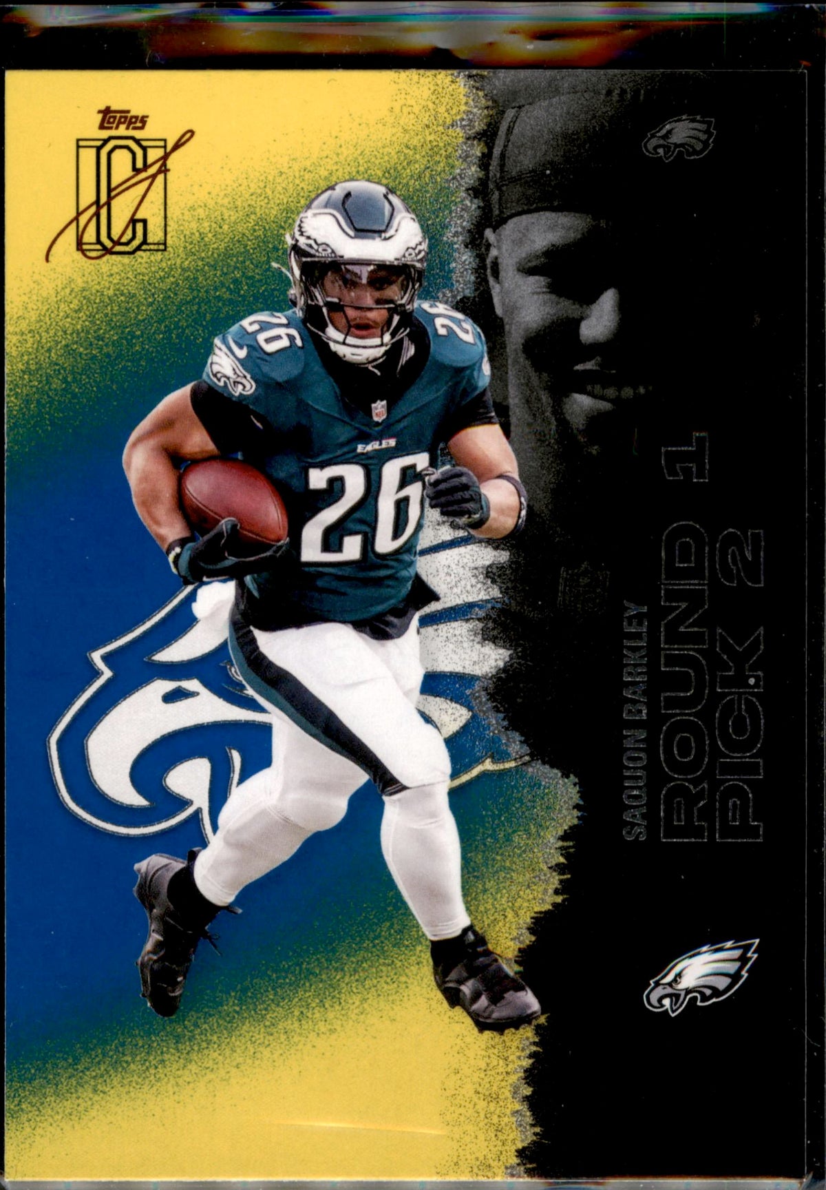 2025 Topps Signature Class #43 Saquon Barkley Chrome