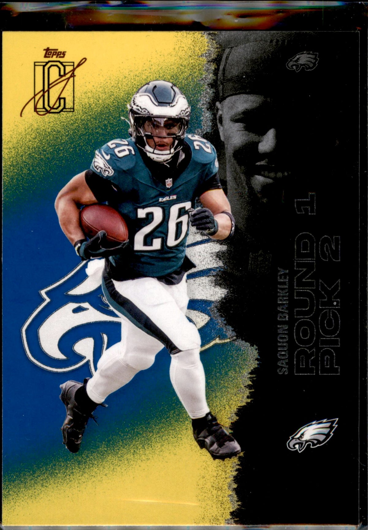2025 Topps Signature Class #43 Saquon Barkley Chrome