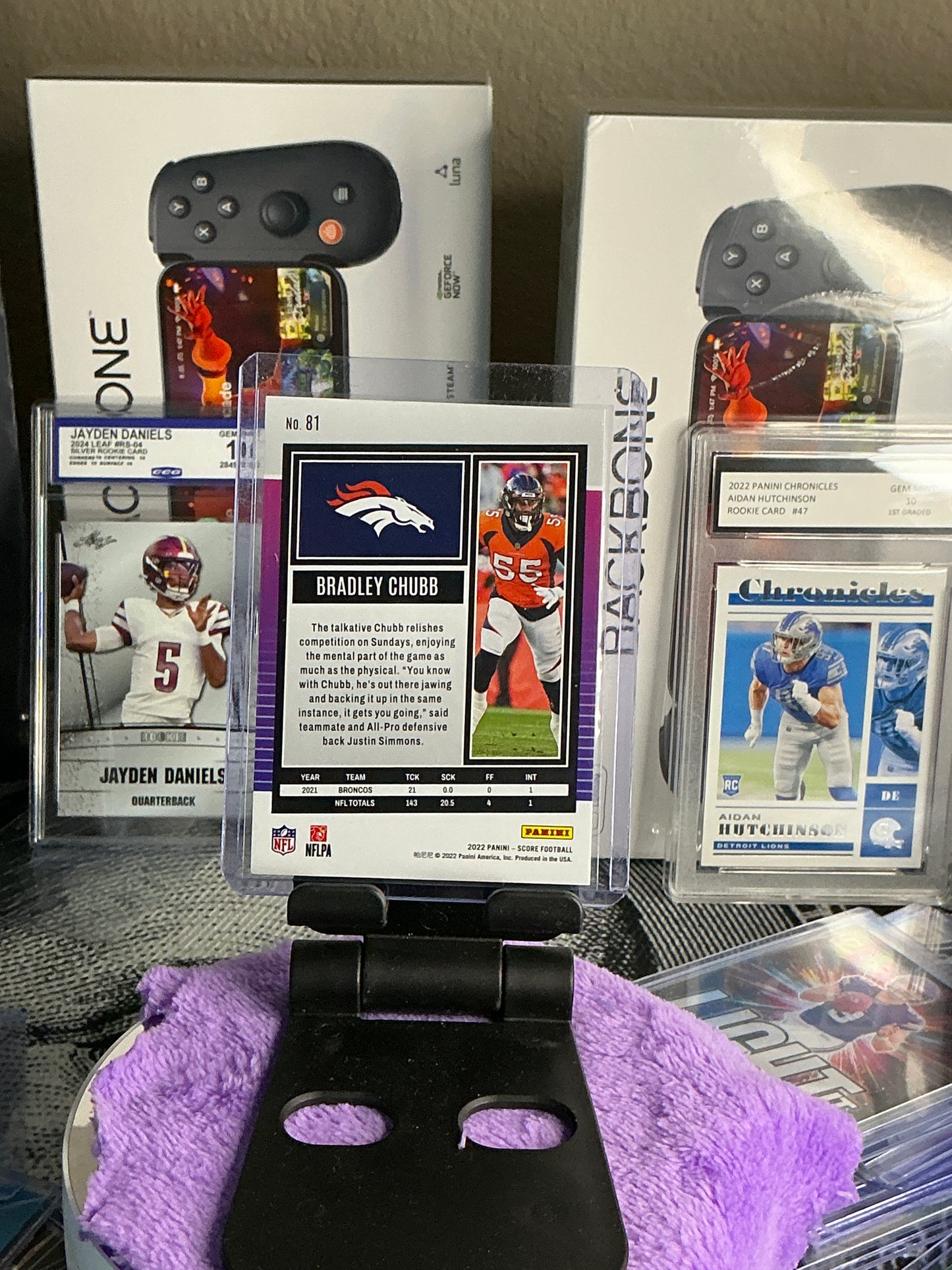 Bradley Chubb #7/599 Bronze Parallel – Denver Broncos (Score Football)
