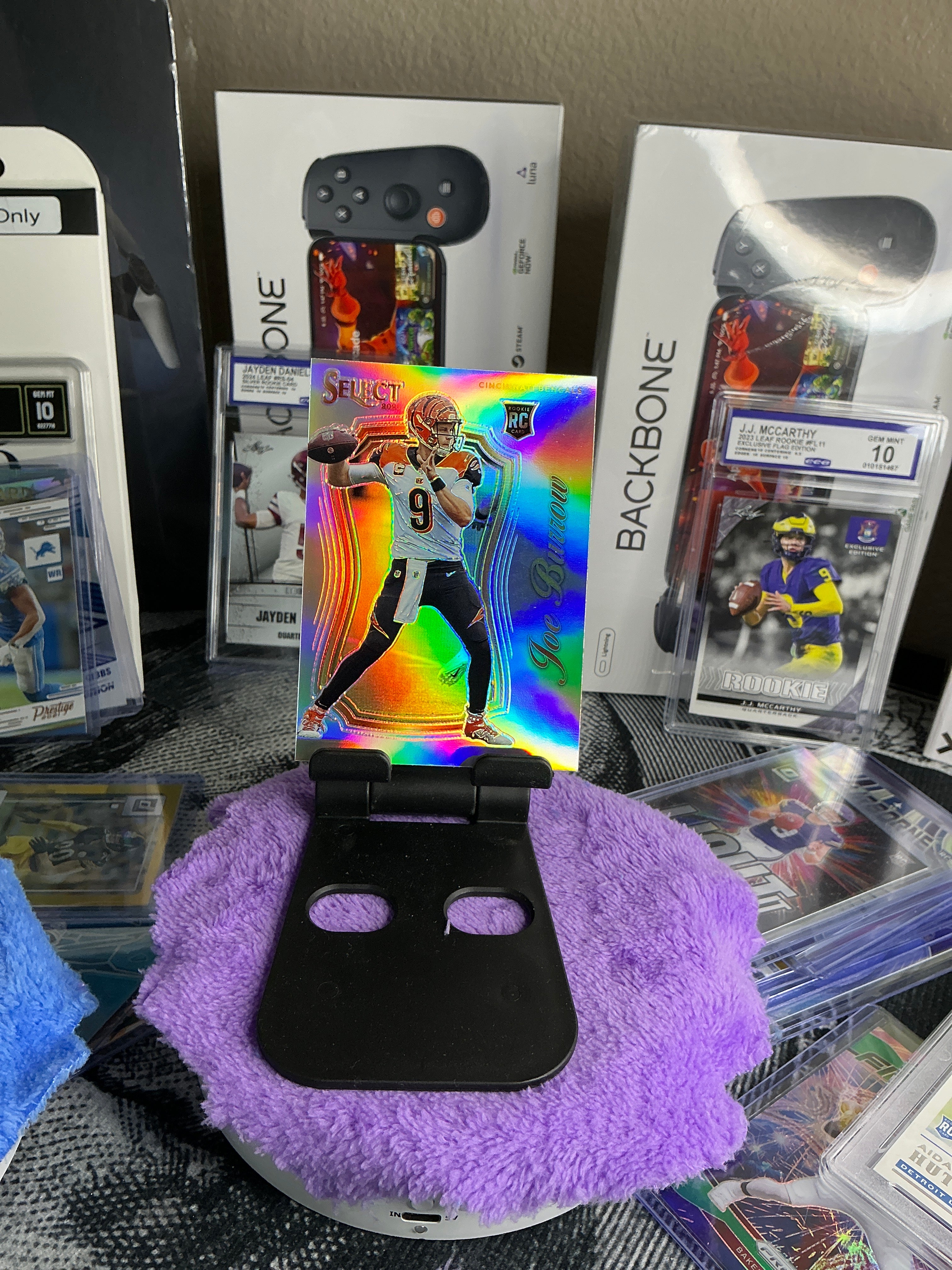 Joe Burrow Select Silver Rookie – Prizm Holo (Cincinnati Bengals)