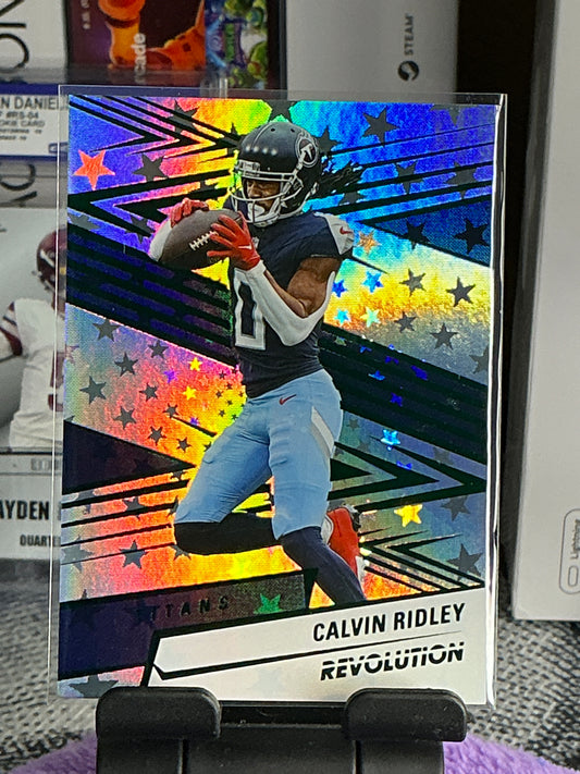 Calvin Ridley Astro Parallel – Serial #223/699 (2025 Panini Revolution – Tennessee Titans)