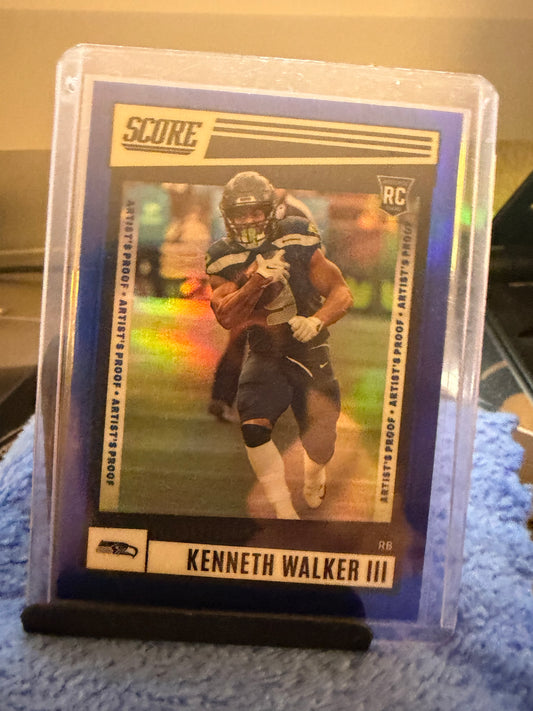 Kenneth Walker III Rookie /35 Chronicles Score Seahawks Super Bowl MVP RC