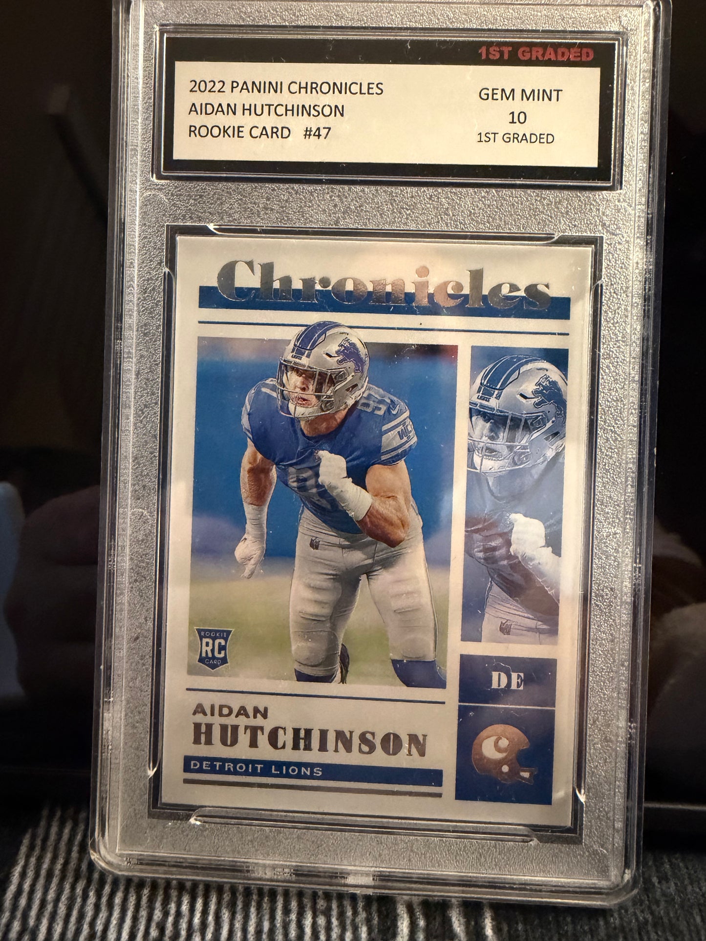 Aidan Hutchinson Chronicles Rookie Card – GEM MINT 10 (2022 Panini Chronicles)