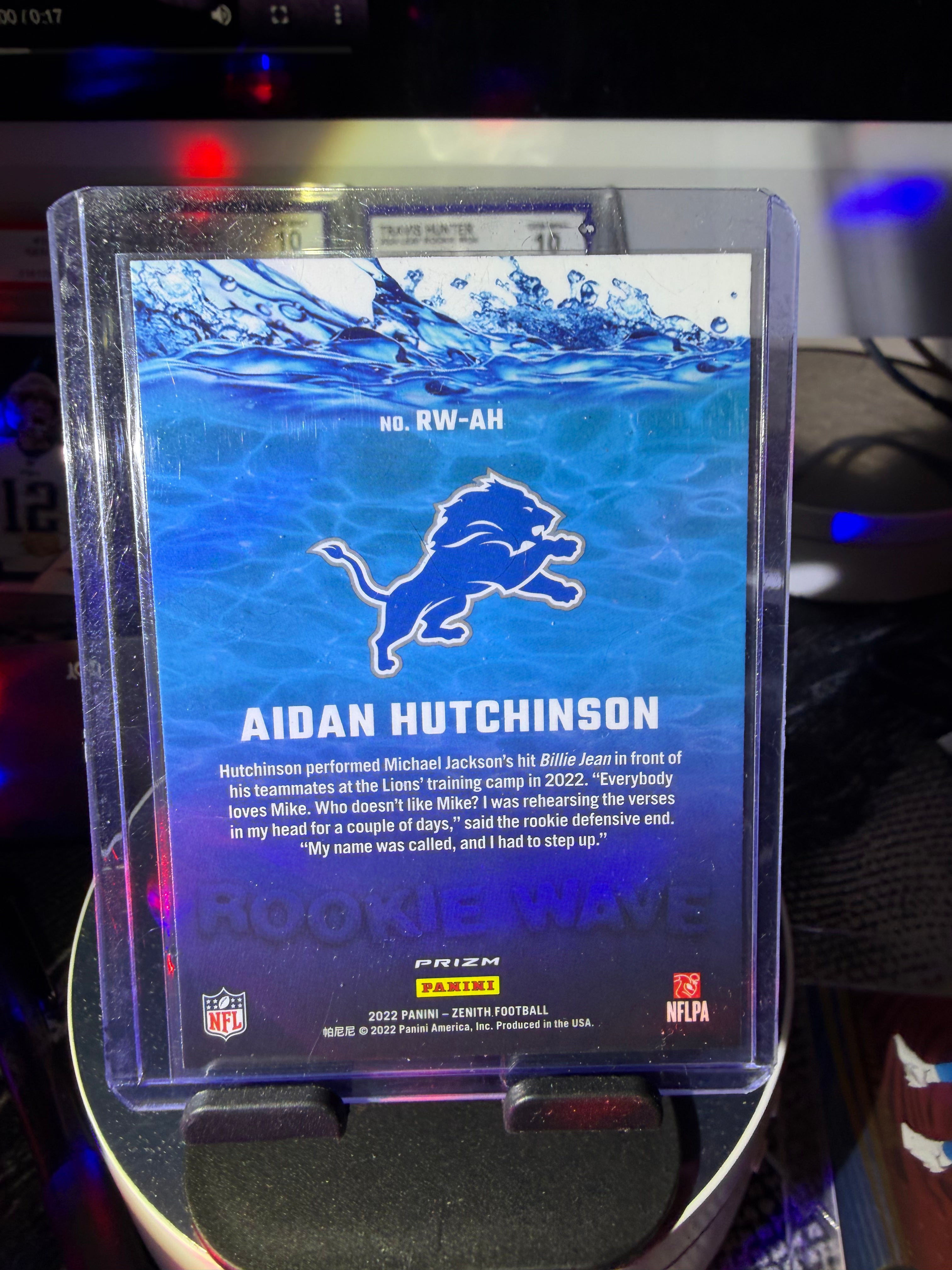 Aidan Hutchinson Rookie Wave – Zenith Football – Detroit Lions