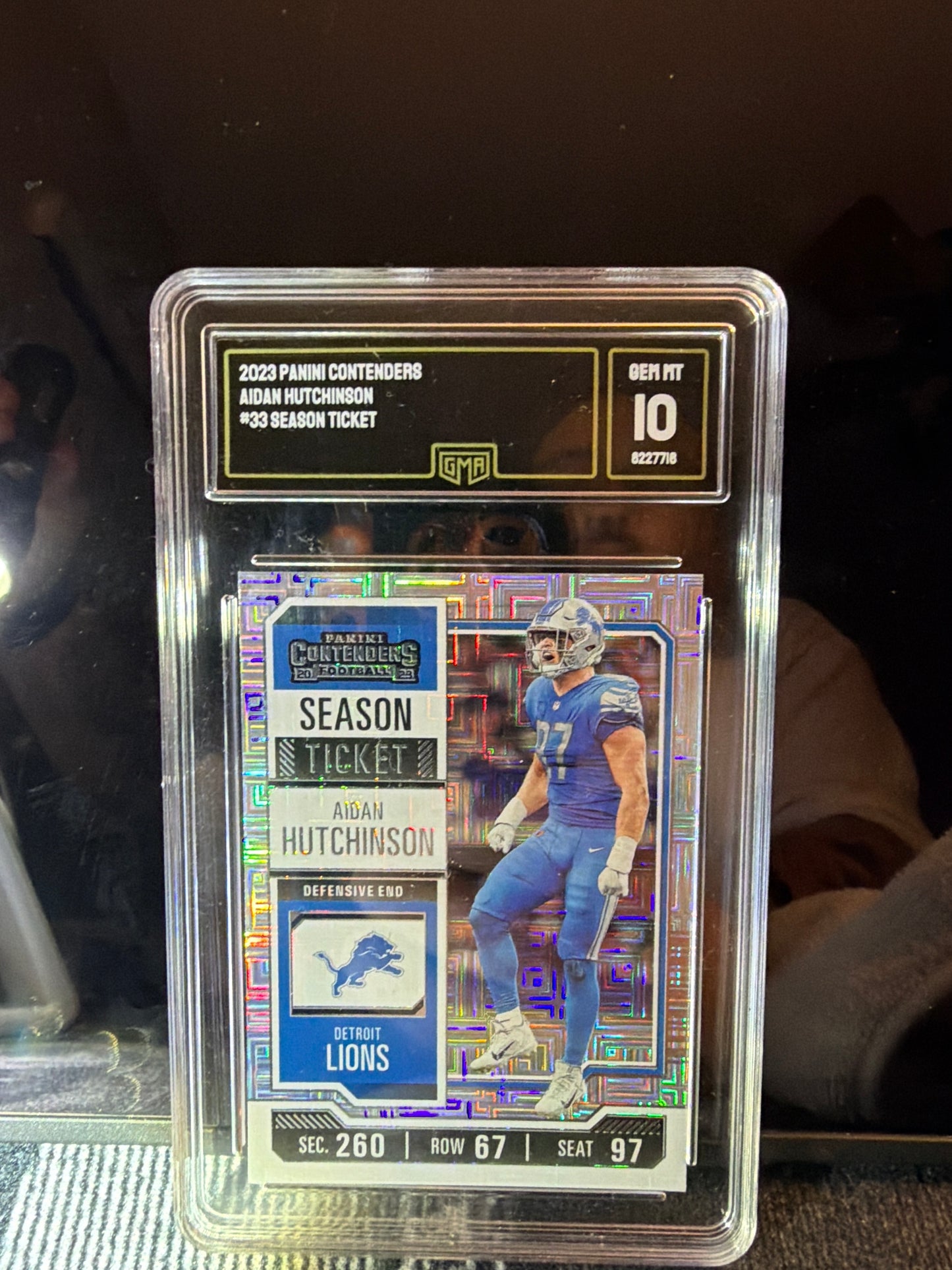 Aidan Hutchinson – 2023  Panini contenders Season Ticket (GMA 10)