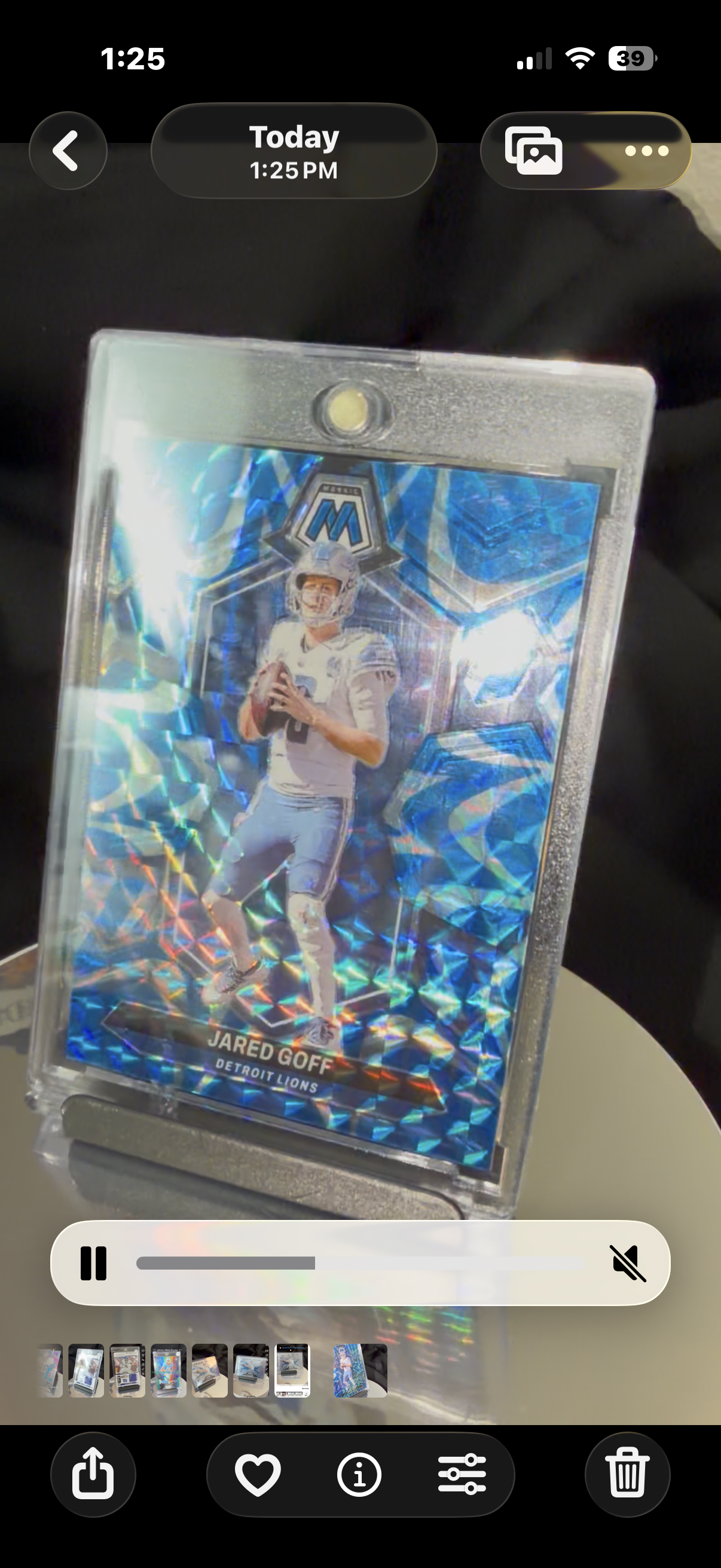 Jared goff mosaic blue reflective.detroitlions. 2023 PANINI mosaic.