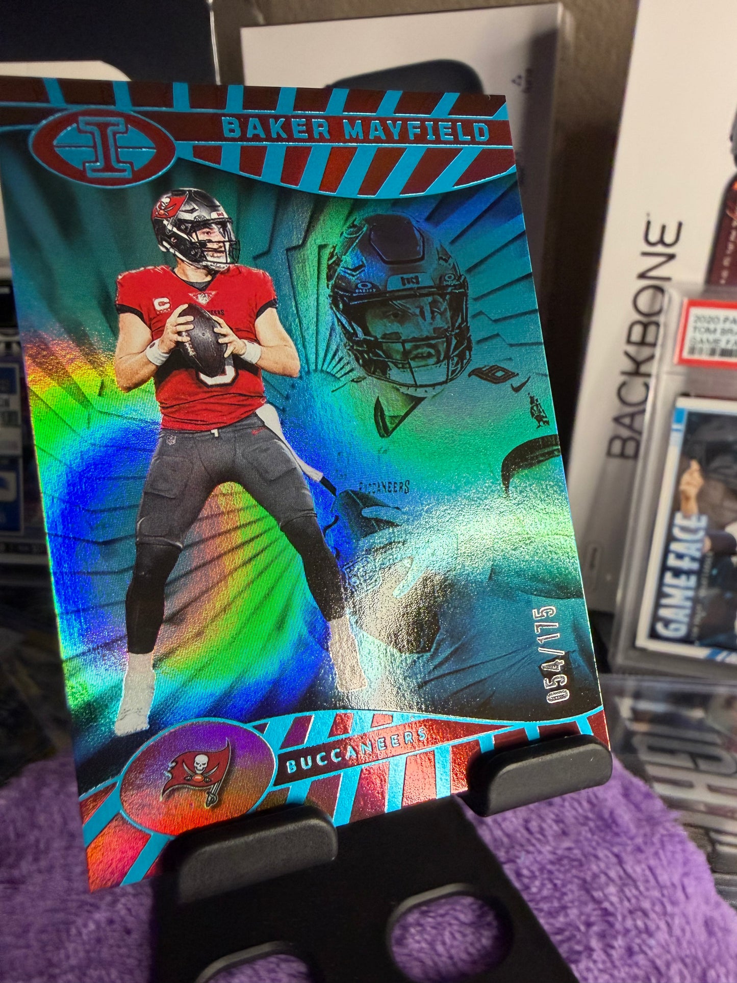 2024 Panini Illusions Baker Mayfield Green Parallel /175 Buccaneers QB