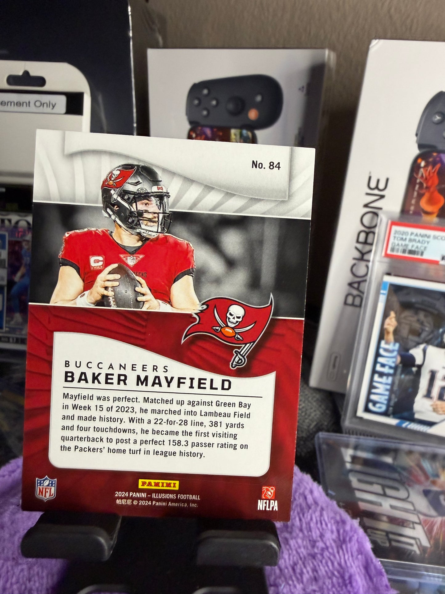 2024 Panini Illusions Baker Mayfield Green Parallel /175 Buccaneers QB