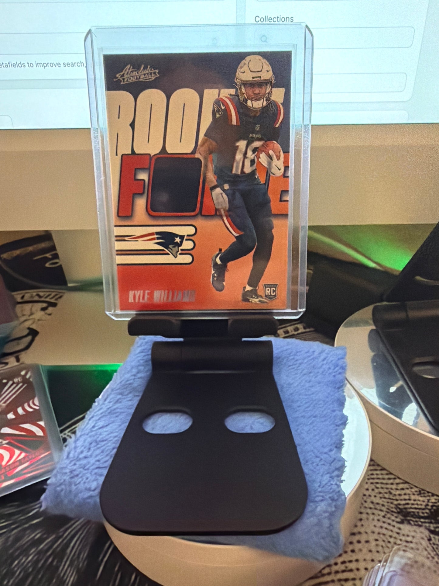 2025 Panini Absolute Kyle Williams Rookie Force RC Patch New England Patriots