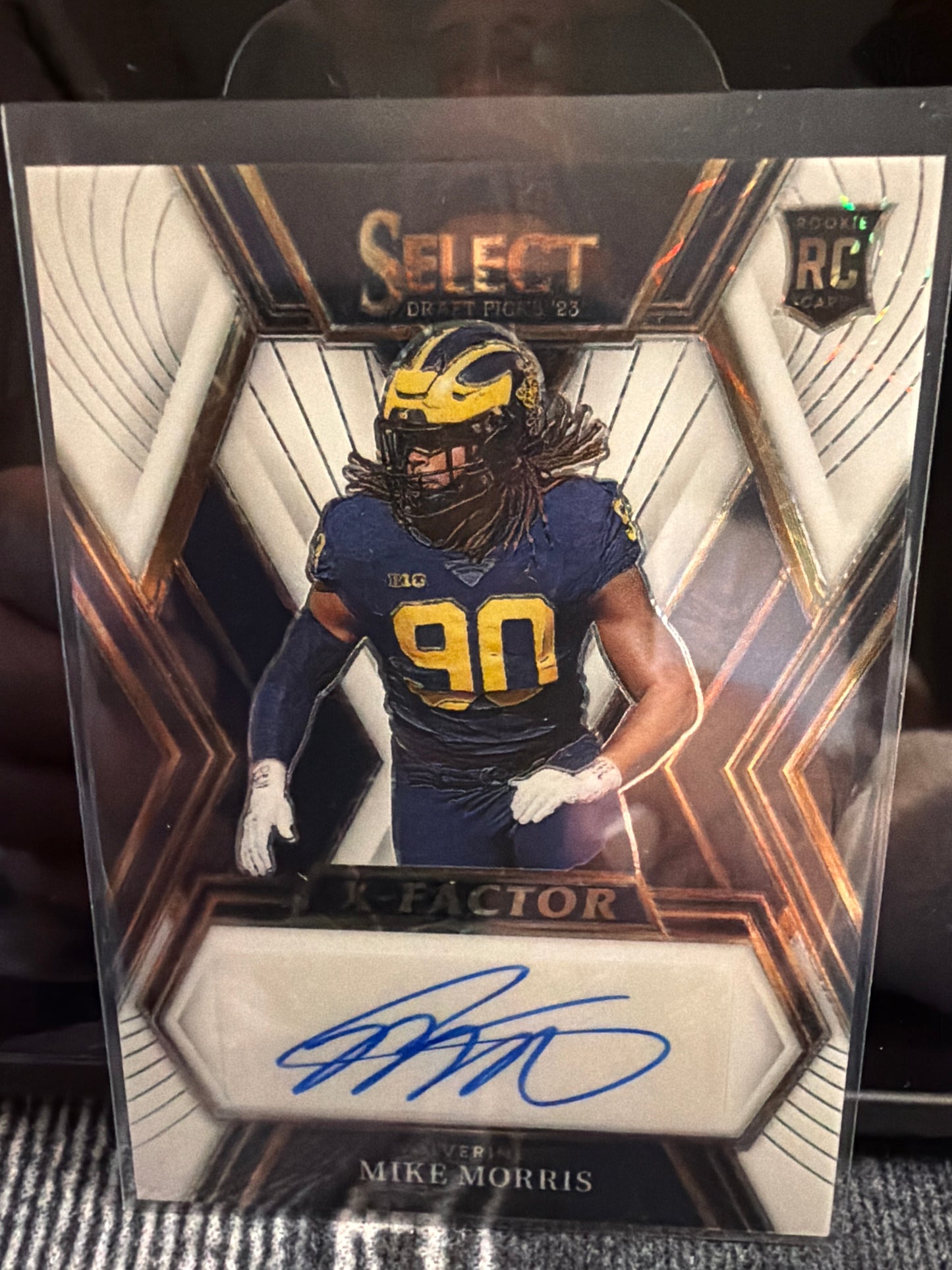 Mike Morris Autograph Card – Michigan Wolverines (Signed RC)