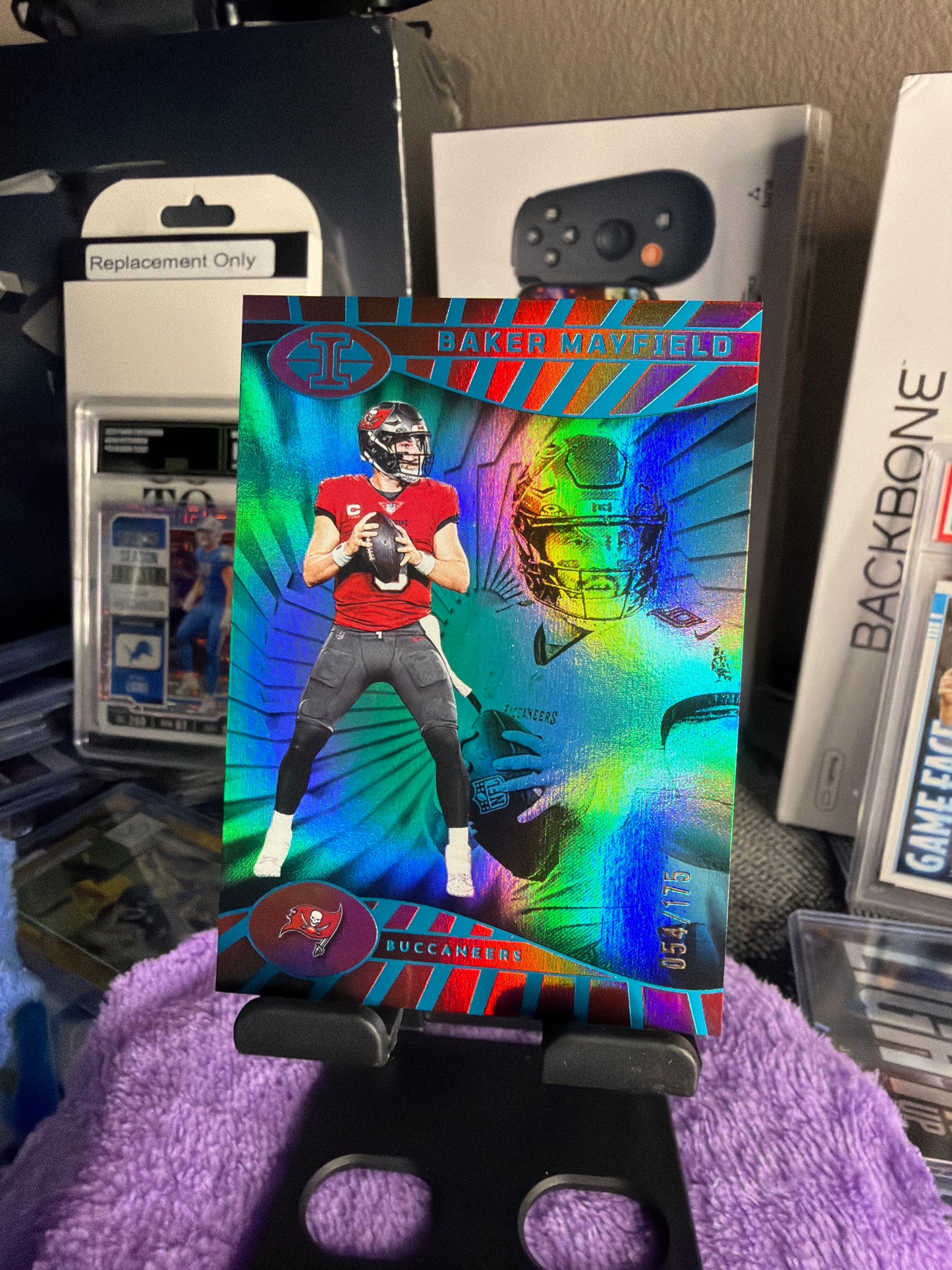 2024 Panini Illusions Baker Mayfield Green Parallel /175 Buccaneers QB