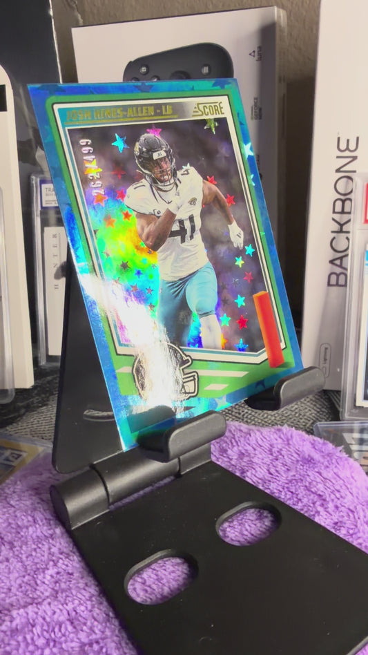 2024 Panini Score Josh Hines-Allen Starfoil /499 Jacksonville Jaguars LB