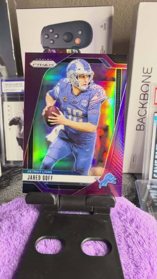 2024 Panini Prizm Jared Goff • Silver Prizm • Numbered 118/125