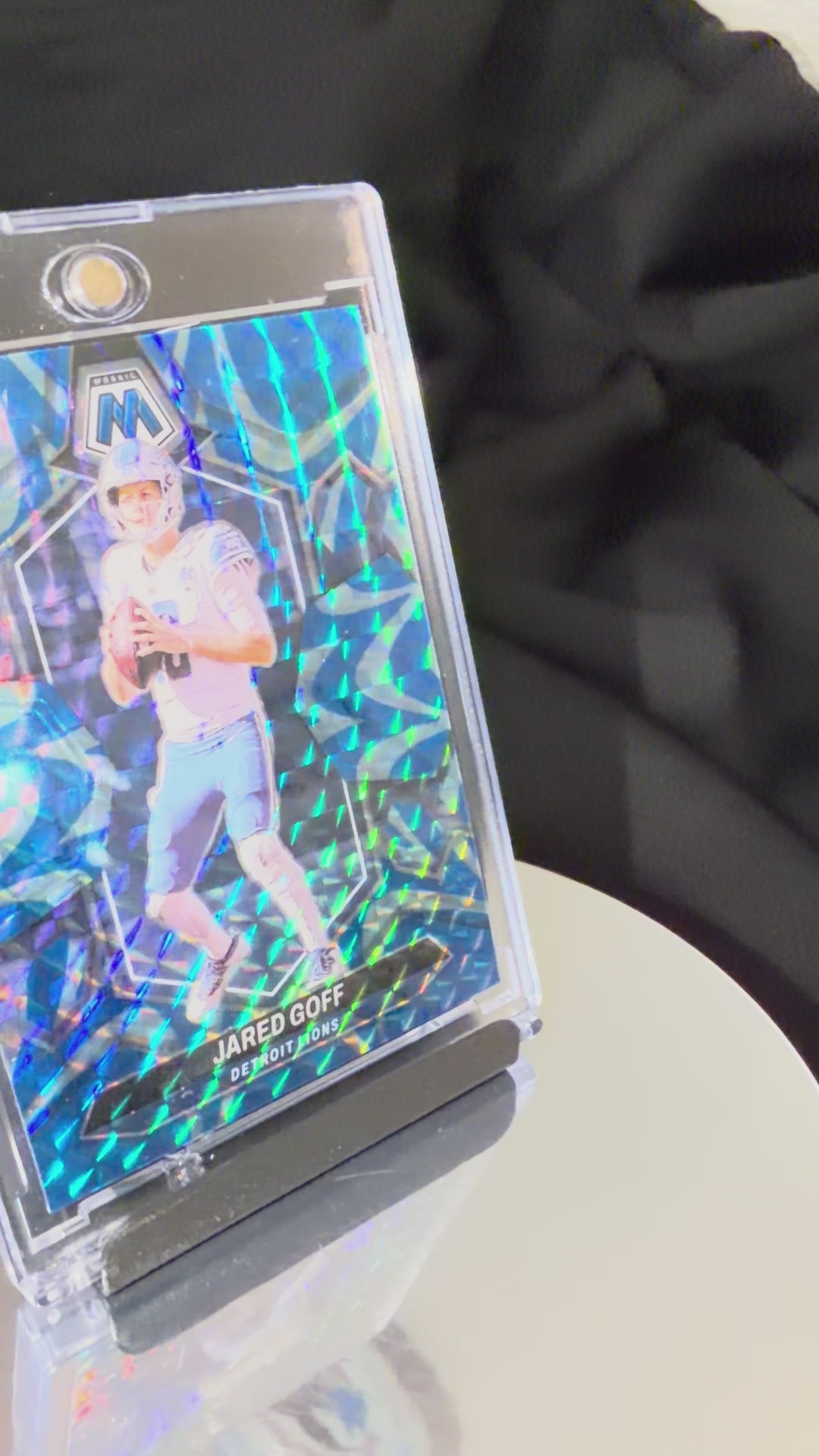 Jared goff mosaic blue reflective.detroitlions. 2023 PANINI mosaic.