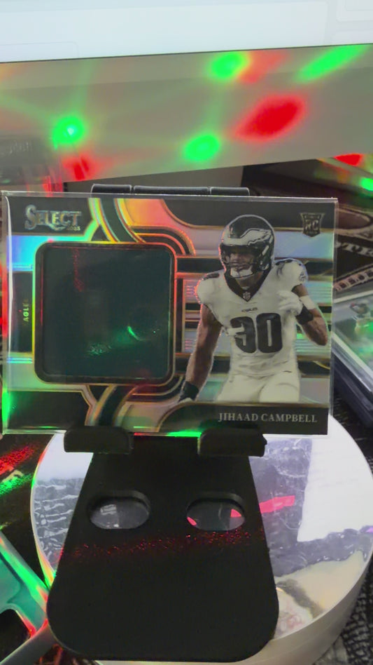 Jihad Campbell 2025 Panini Select Jumbo Rookie Swatch RC /149 Eagles Patch